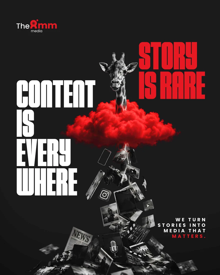 The 8mm Media - Content Is Everywhere brand poster